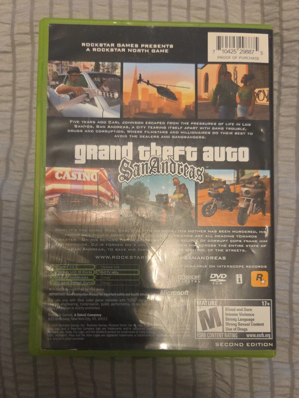 Gta Sanandreas Xbox